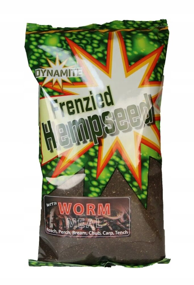 DYNAMITE BAITS ZANĘTA FRENZIED HEMPS DARK WORM 1kg