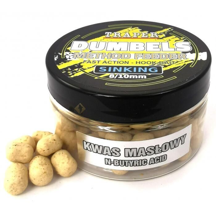 TRAPER DUMBELS SINKING MF KWAS MASŁOWY 8/10 MM 50G