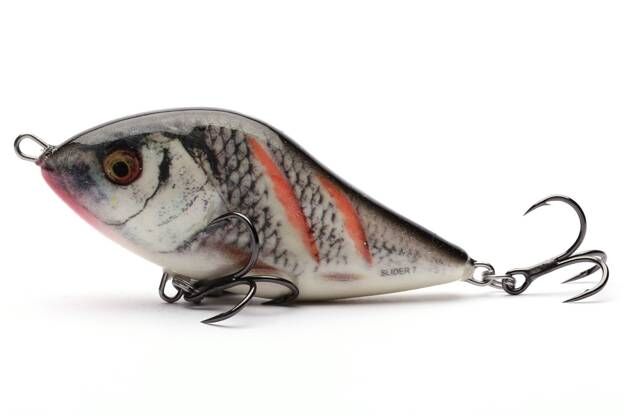 SALMO WOBLER SLIDER FLOAT 7 WOUNDED REAL GREY SHIN - 2