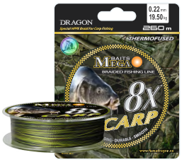 DRAGON PLECIONKA MEGABAITS CARP 8X rozm.0,20mm 285m