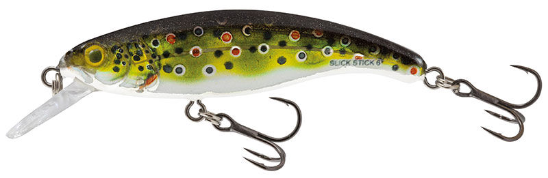 SALMO WOBLER SLICK STICK FLOAT 6cm HOLOGRAPHIC BROWNIE