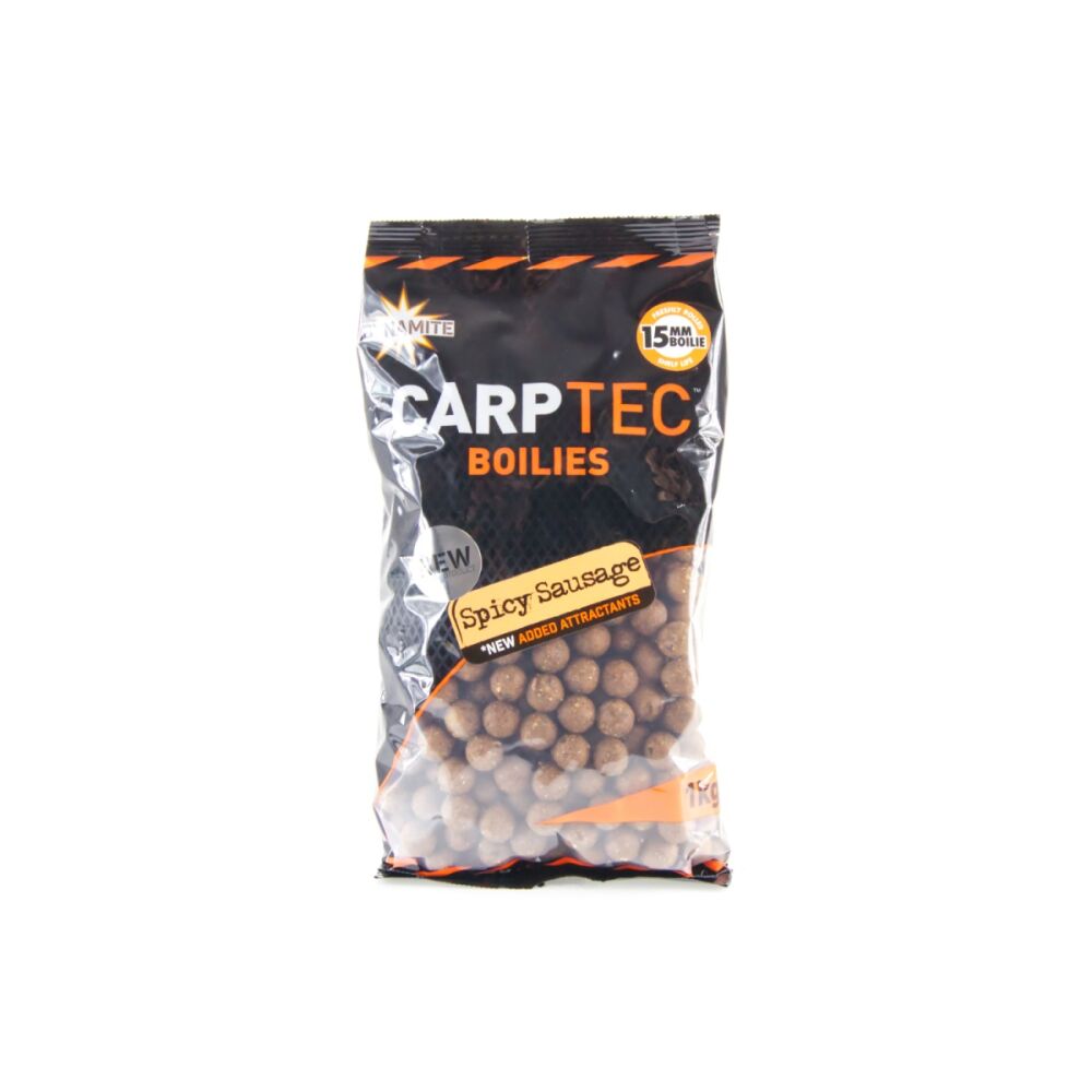 DYNAMITE BAITS CARPTEC SPICY SAUSAGE 1kg 15mm