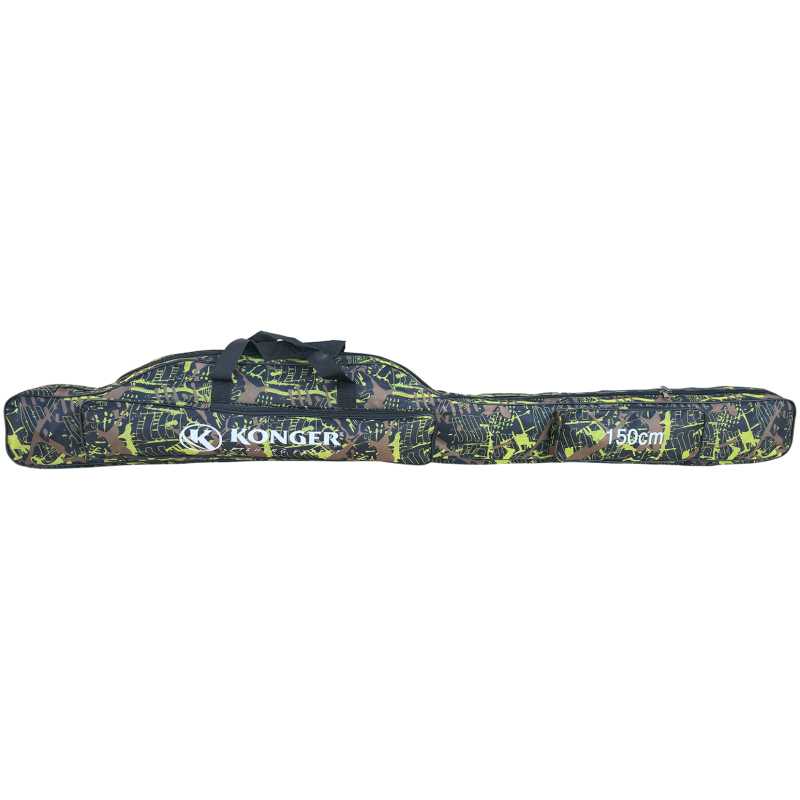 KONGER POKROWIEC FUTERAŁ NA WĘDKI CLOVER 150cm 2 komory - 3