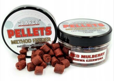 TRAPER HOOK PELLETS MF MORWA CZERWONA 8 MM 50G