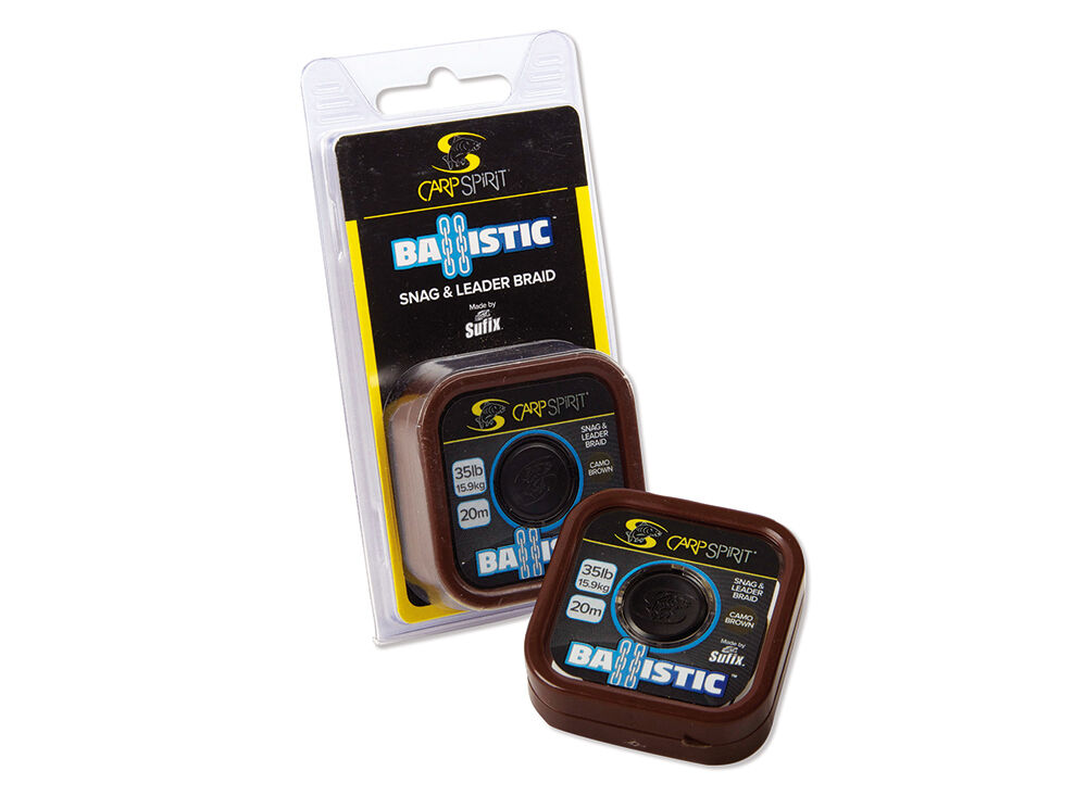 CARP SPIRIT PLECIONKA PRZYPON BALLISTIC 25lb 20m BROWN