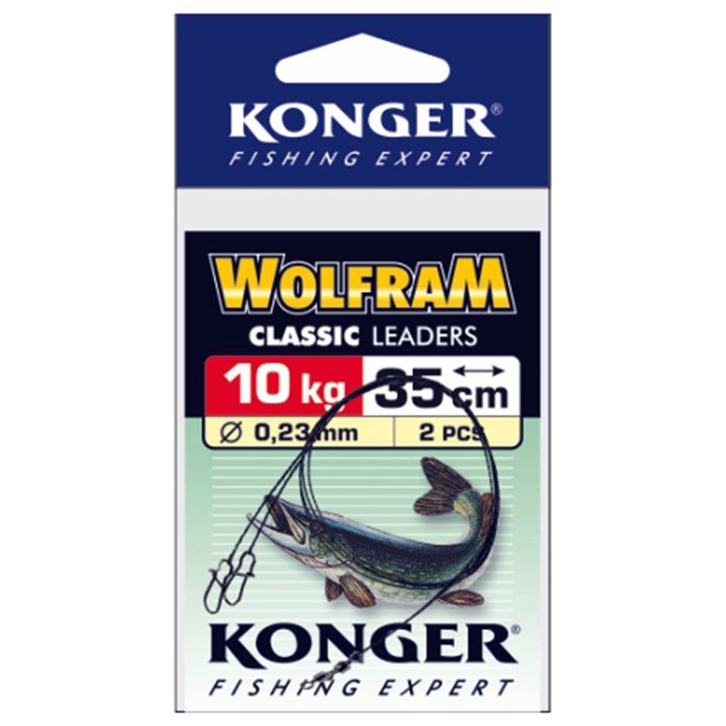 KONGER PRZYPON WOLFRAMOWY 45 cm 10 kg