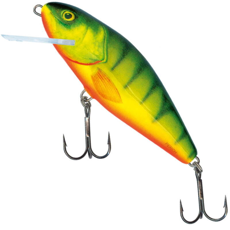 SALMO WOBLER PERCH FLOAT 8cm HOT PERCH