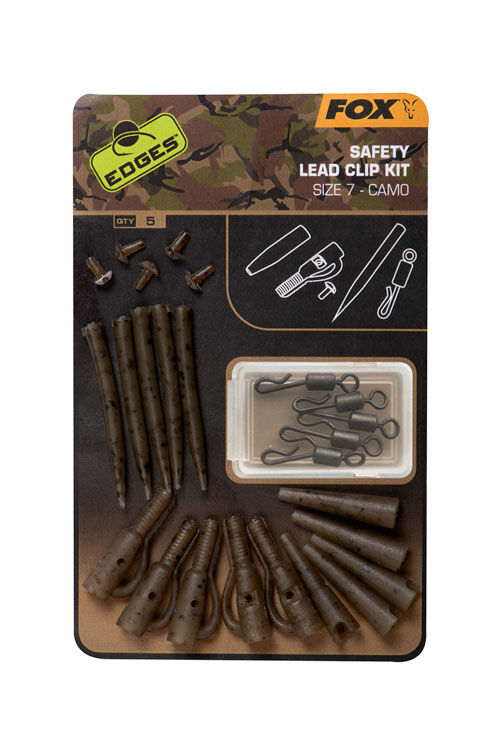 FOX EDGES CAMO LEAD CLIP SIZE 7