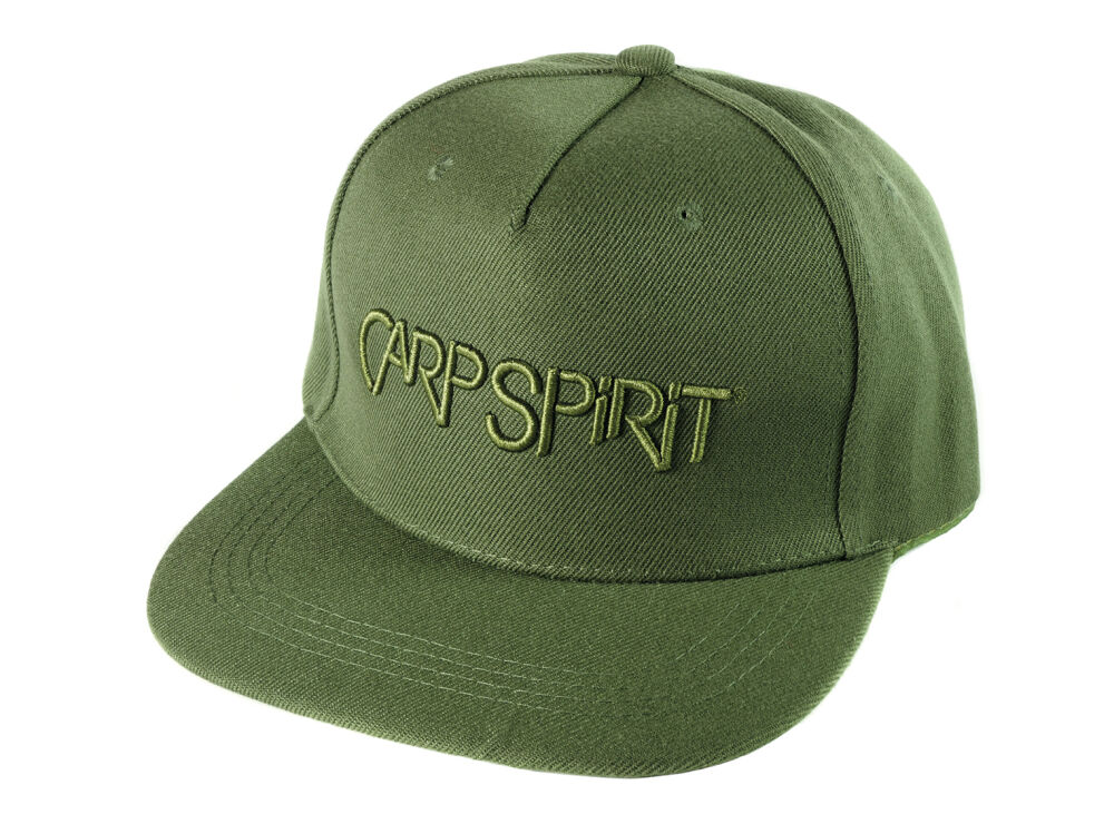 CARP SPIRIT CZAPKA Z DASZKIEM FLAT PEAK 3D LOGO GREEN