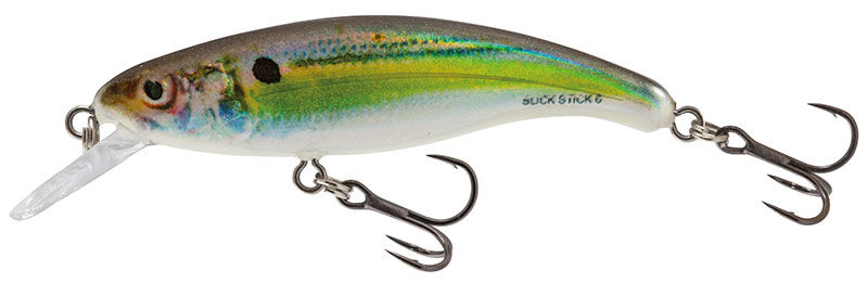 SALMO WOBLER SLICK STICK FLOAT 6cm REAL HOLO SHAD
