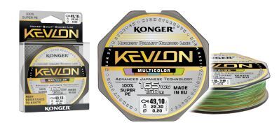 KONGER PLECIONKA KEVLON X4 MULTICOLOR 150m 0,18mm