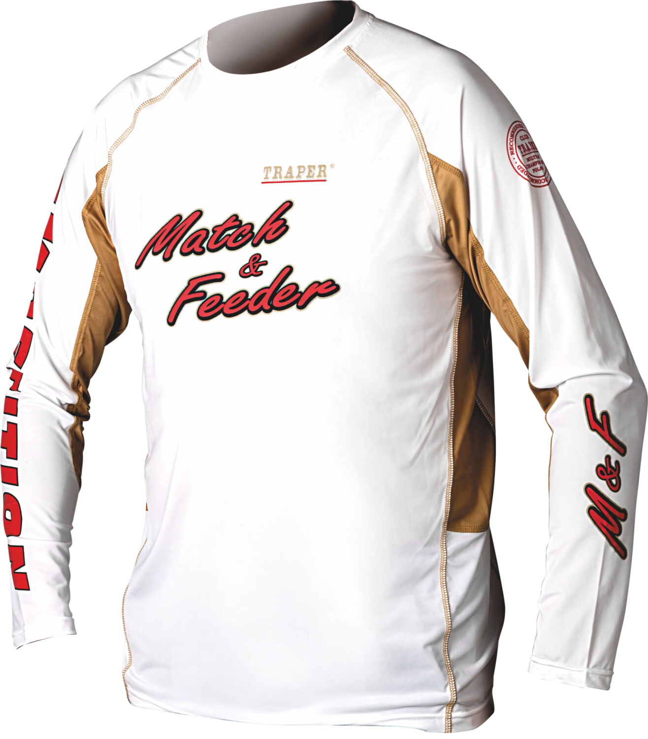 TRAPER BLUZA MATCH & FEEDER WHITE M