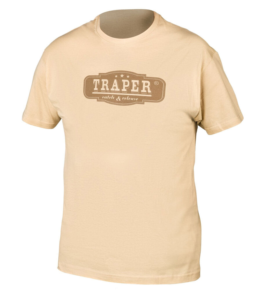 TRAPER T-SHIRT LOGO BEIGE L