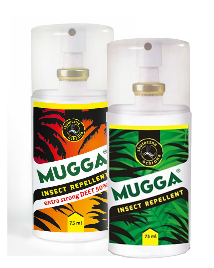 MUGGA DEET SPRAY ZESTAW 9,5% i 50%