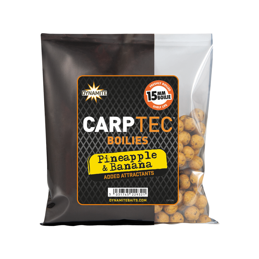 DYNAMITE BAITS KULKI CARPTEC 300g 15MM PINEAPPLE BANANA