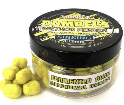 TRAPER DUMBELS SINKING MF FERMENTOWANA KUKURYDZA 8/10 MM 50G