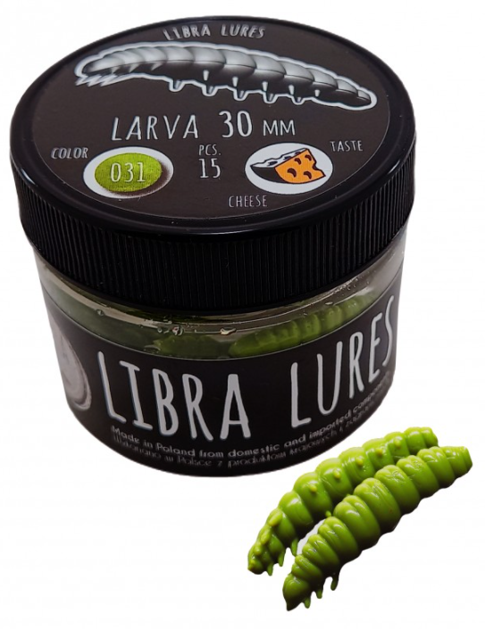 LIBRA LURES PRZYNĘTA LARVA 30mm CHEESE 031