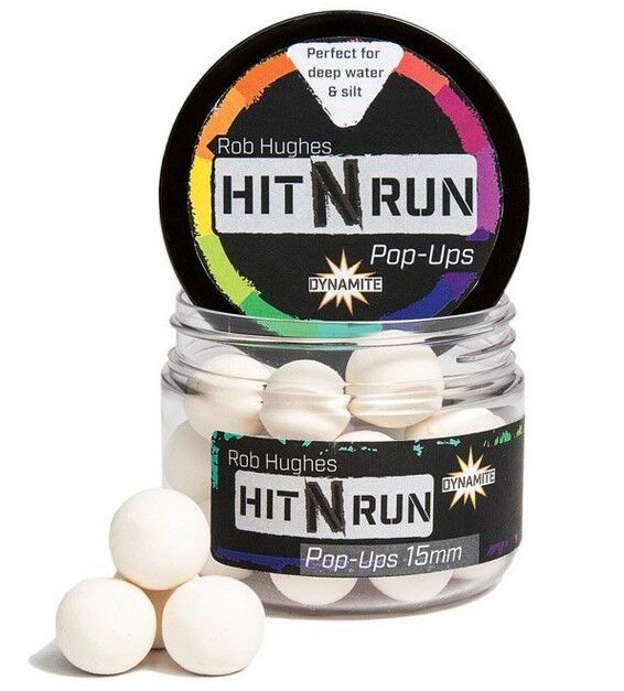 DYNAMITE BAITS KULKI HIT N RUN POP-UP 15mm WHITE