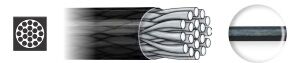 DRAGON PRZYPON CLASSIC SURFLON 7x7 12kg/35cm - 2