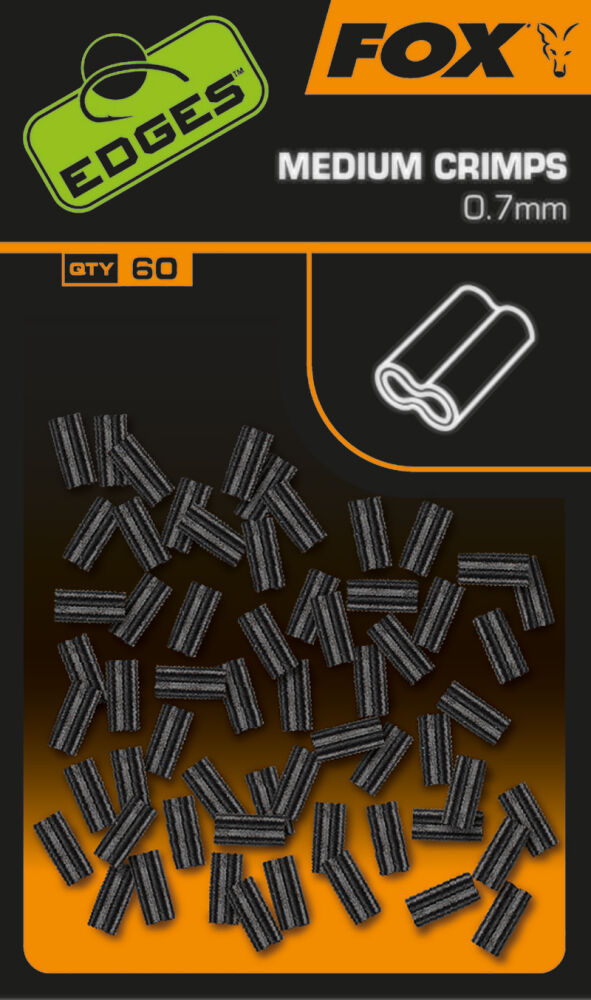 FOX ZACISKI MEDIUM CRIMPS 0,7mm 60szt