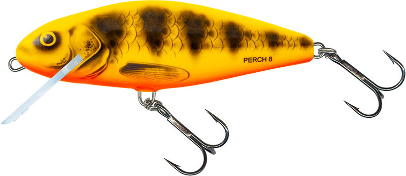 SALMO WOBLER PERCH FLOAT 8cm DR  YELLOW RED TIGER