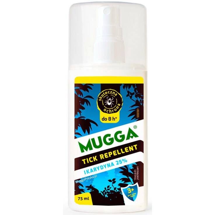 MUGGA SPRAY 25% INKARDYNA 75ml NA KOMARY I KLESZCZE