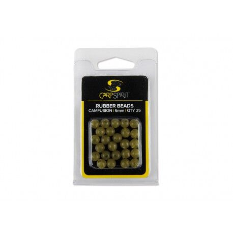 CARP SPIRIT KORALIKI RUBBER BEADS WG 6mm 25szt