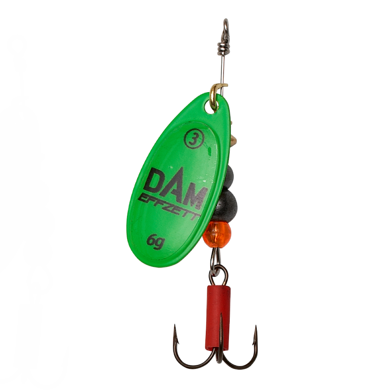 DAM EFFZETT BŁYSTKA FLUO SPINNER 20g 6 GREEN