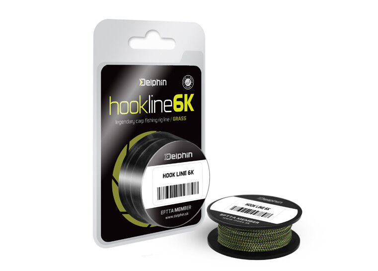 DELPHIN PLECIONKA HOOKLINE 6K GRASS 15lbs 20m