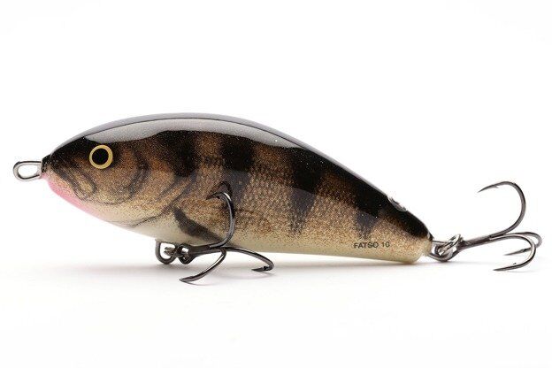 SALMO WOBLER FATSO SINKING 10 EMERALD PERCH