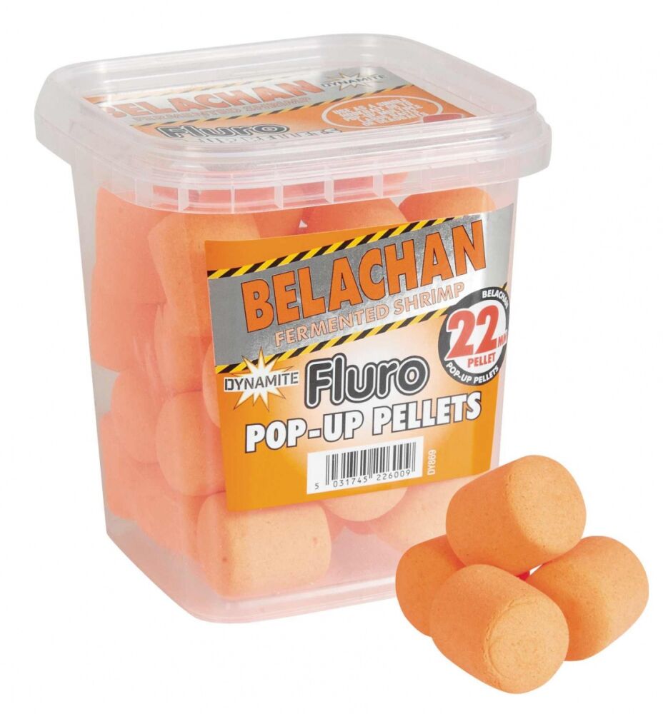 DYNAMITE BAITS BELACHAN FLURO POP UPS 22mm