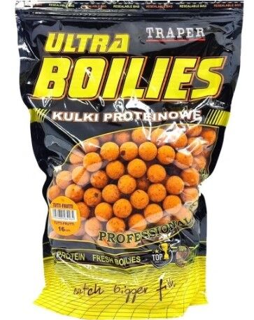 TRAPER KULKI PROTEINOWE ULTRA 1kg 16mm TUTTI FRUTTI