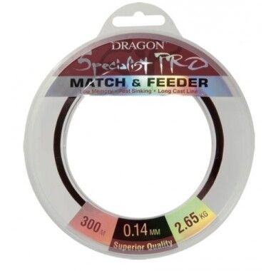 DRAGON ŻYŁKA SPECIALIST PRO MATCH&FEEDER 300m 0,30