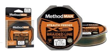 KONGER PLECIONKA METHODMAN STEALTH X9 FEEDER DARK BROWN 150m 0,12mm