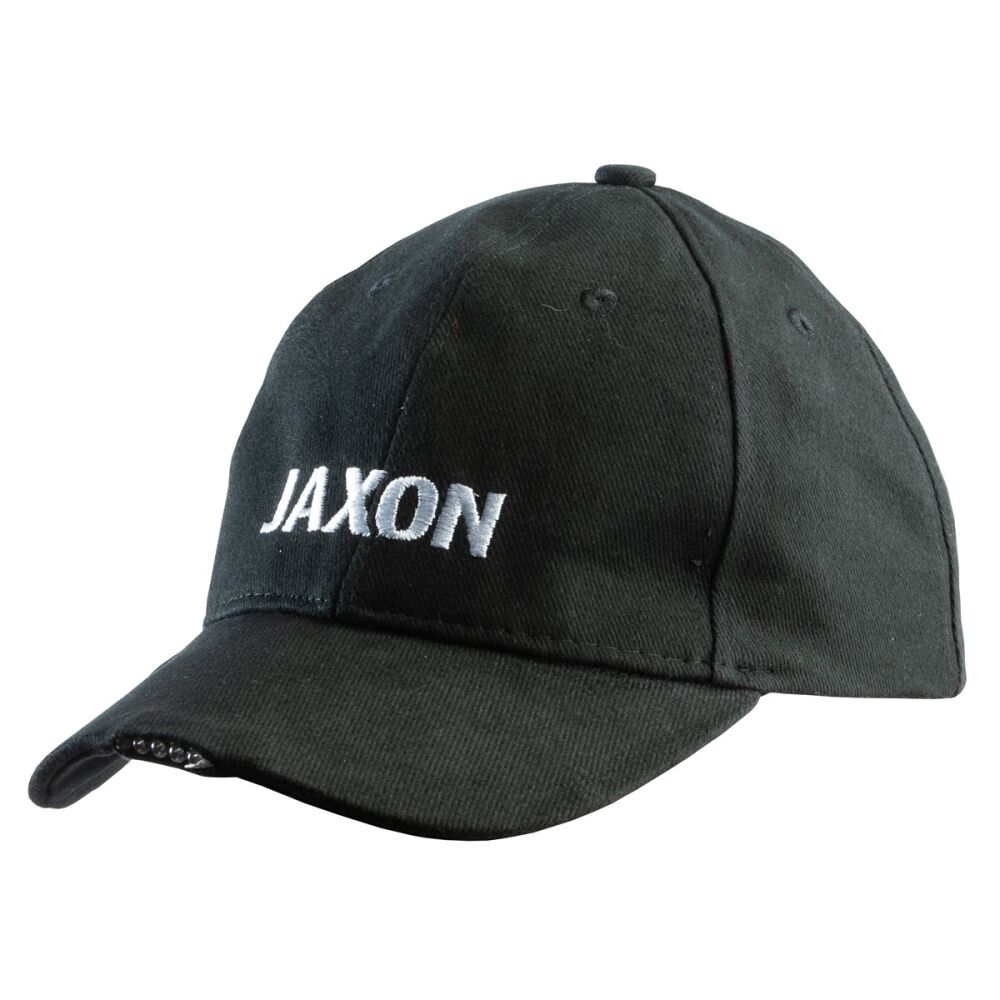 JAXON CZAPKA Z LATARKĄ W DASZKU CZARNA