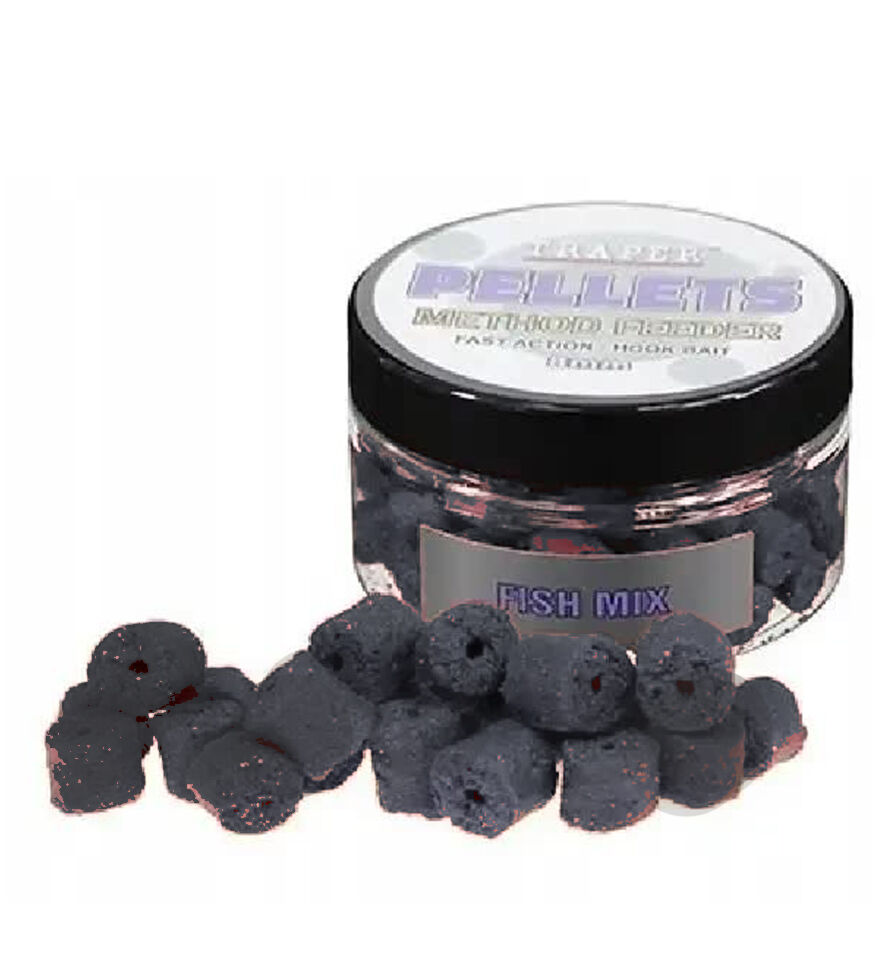 TRAPER HOOK PELLETS MF HALIBUT CZARNY 8 MM 50G