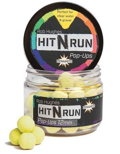 DYNAMITE BAITS KULKI HIT N RUN POP-UP 15mm YELLOW