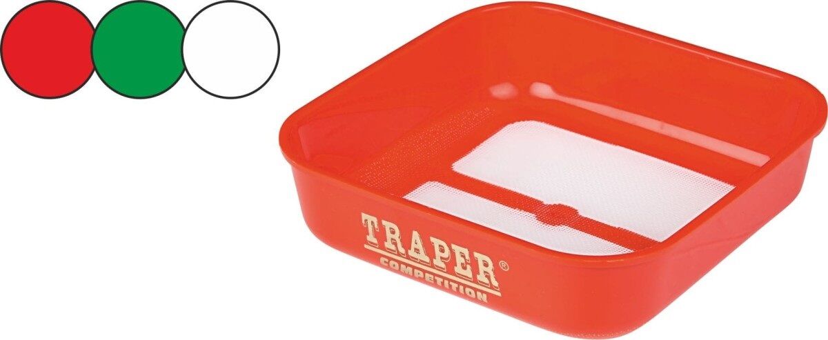 TRAPER PUDEŁKO Z SITKIEM 1mm ZIELONE