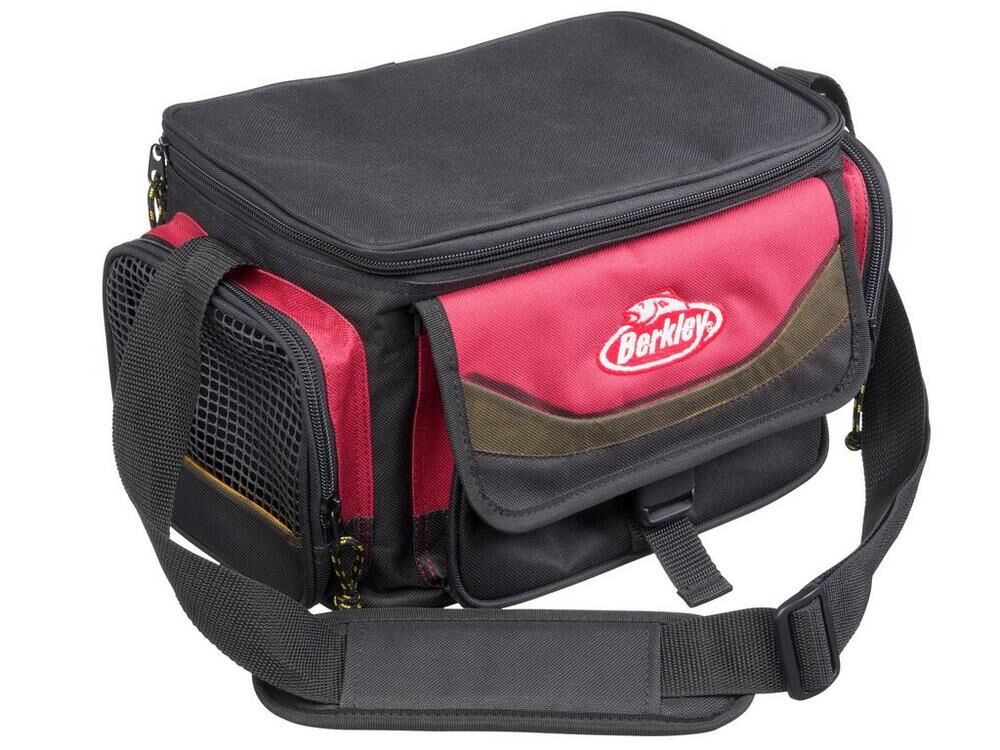 BERKLEY TORBA Z PUDEŁKAMI 4 BOXES RED BLACK