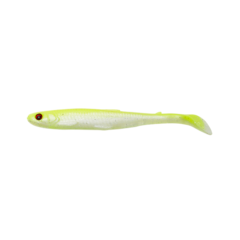 SAVAGE GEAR SLENDER SCOOP SHAD 9cm  LEMON BACK