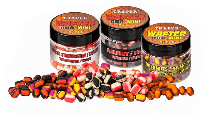 TRAPER WAFTER MINI DUO COLOR MF HALIBUT KRAB 6mm