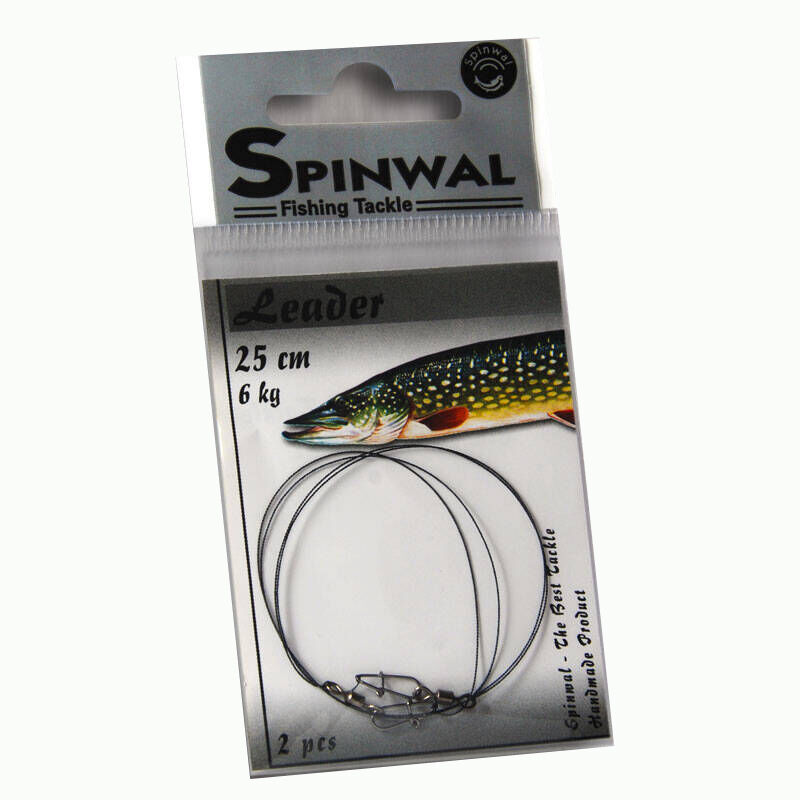 SPINWAL PRZYPON WOLFRAMOWY 25CM/6kg ZBROJONY