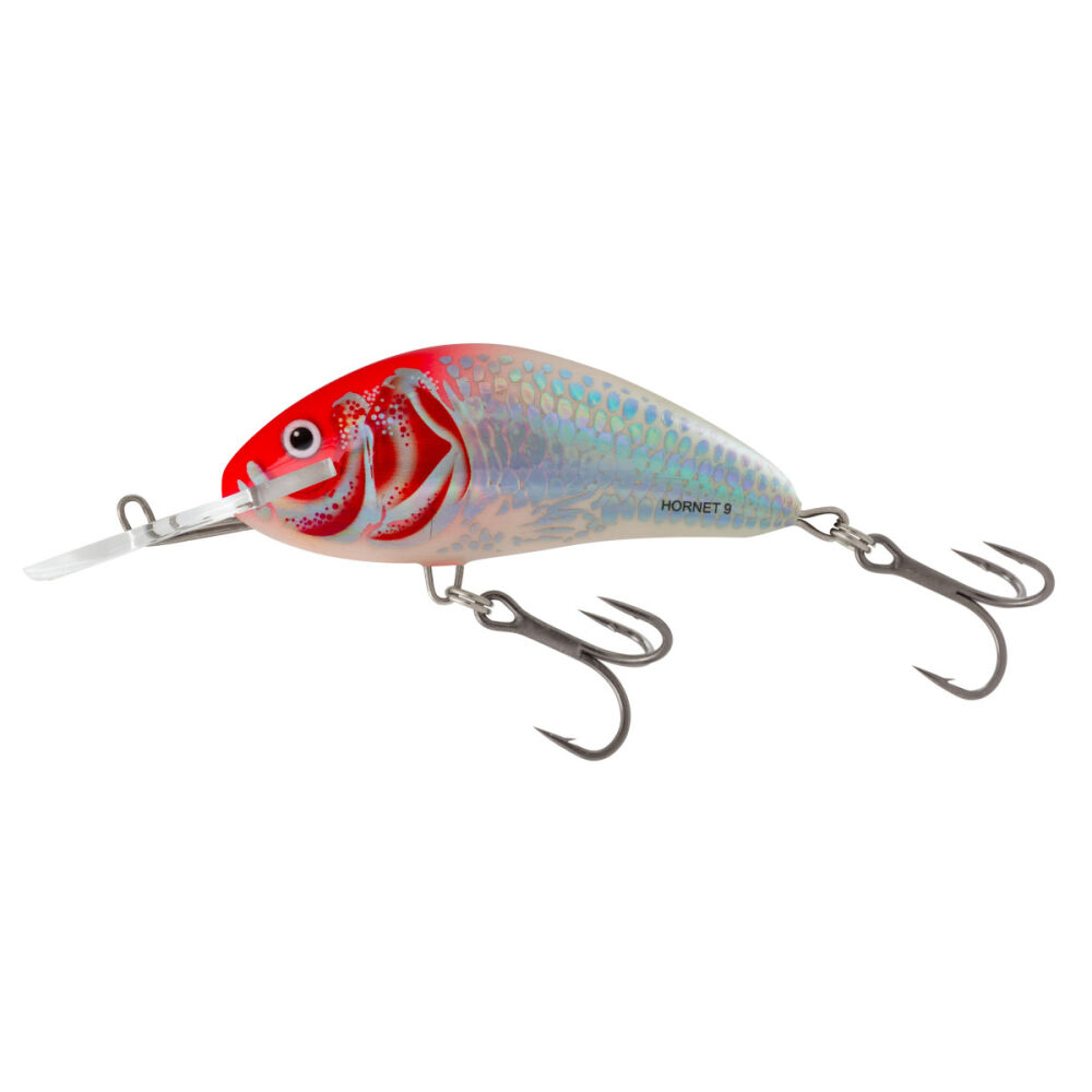 SALMO WOBLER FLOAT HORNET 9 HOLO RED HEAD