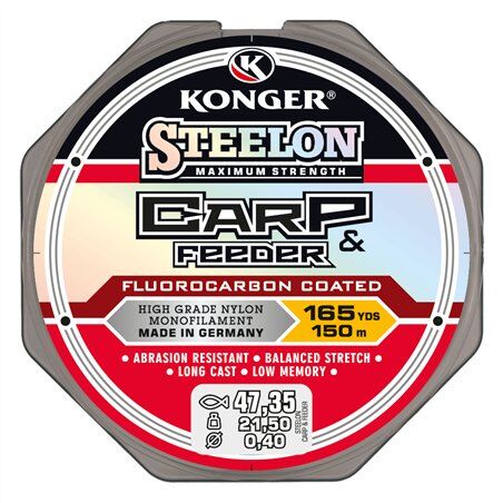 KONGER ŻYŁKA STEELON CARP FEEDER FC 150m 0,20mm