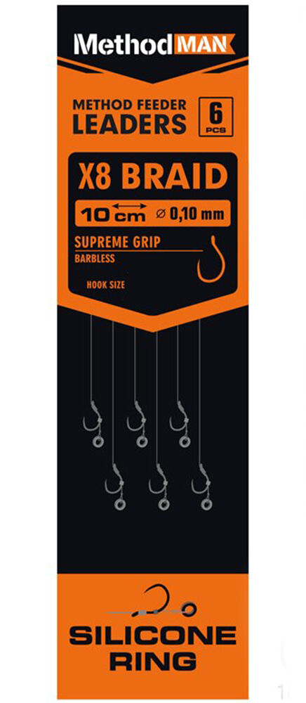KONGER METHODMAN MF HAK 10 PLECIONKA Z GUMKĄ BARBLESS