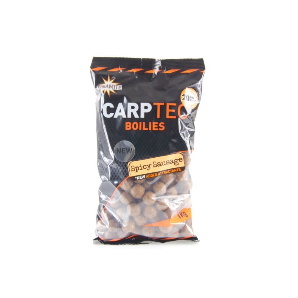 DYNAMITE BAITS CARPTEC SPICY SAUSAGE 1kg 20mm