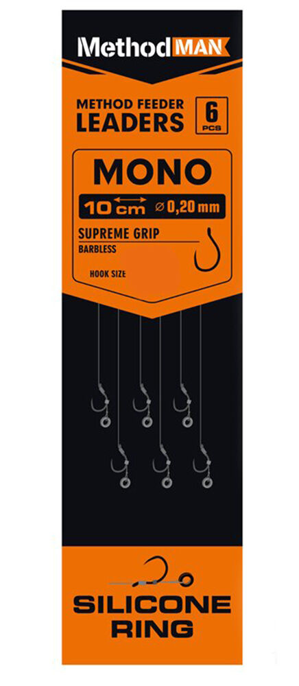 KONGER METHODMAN MF HAK 12  ŻYŁKA Z GUMKĄ BARBLESS