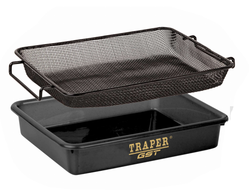 TRAPER KUWETA SMALL Z SITKIEM 3mm CZARNA