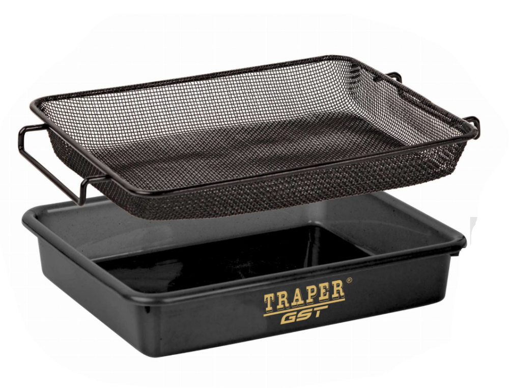 TRAPER KUWETA SMALL Z SITKIEM 3mm CZARNA