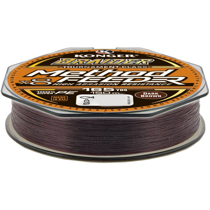 KONGER PLECIONKA X8 BRAIDER MF DARK BROWN 150m  0,10 - 2